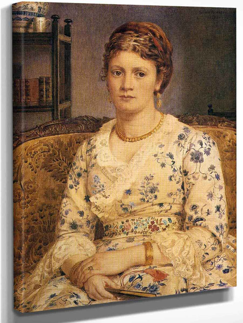 Portrait Of Mrs J.P.Heselitine By Sir Edward John Poynter