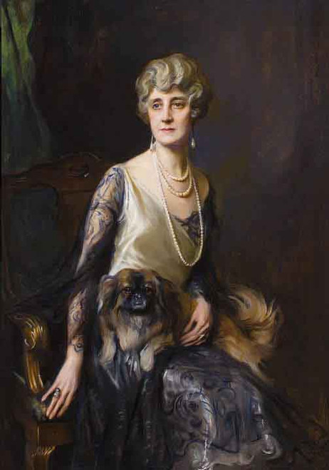 Portrait Of Mrs. Frederick L. Pratt By Philip Alexius De Laszlo By Philip Alexius De Laszlo