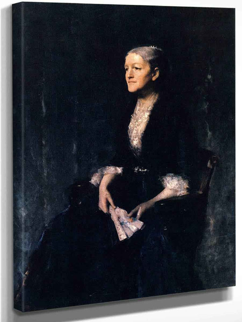 Portrait Of Mrs. G  By William Merritt Chase