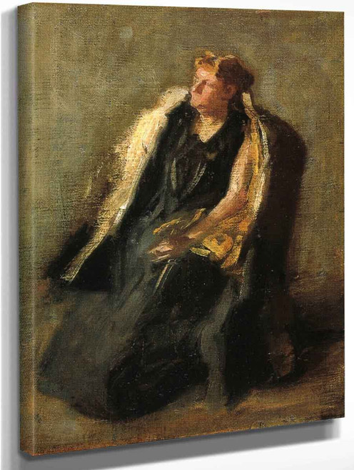 Portrait Of Mrs. Hubbard  By Thomas Eakins By Thomas Eakins