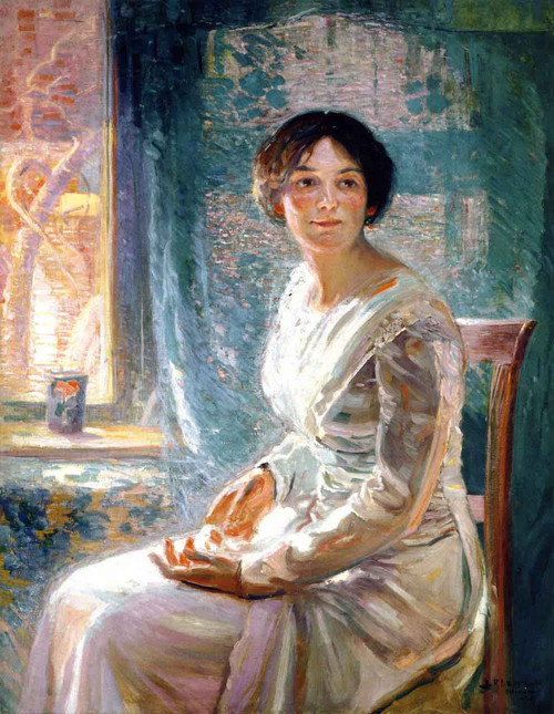 Portrait Of Mrs. K By Joseph Kleitsch