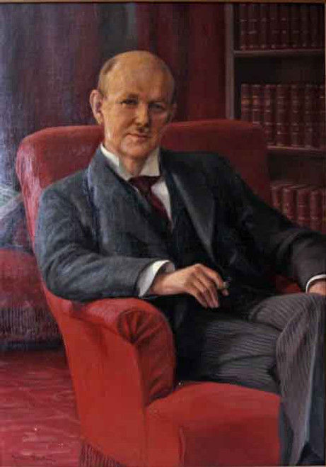 Portrait Of Navy Treasurer Gustaf Lundblad By Johan Krouthen