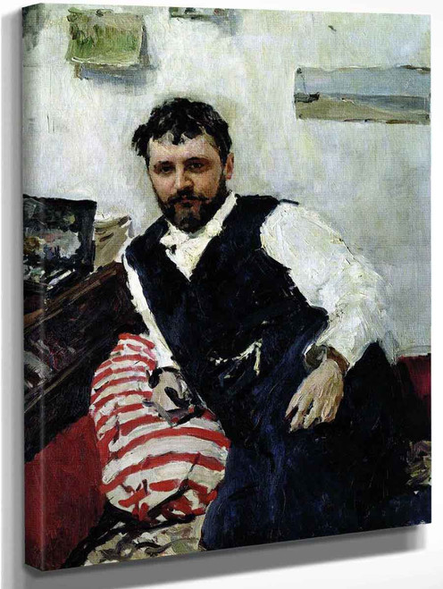 Portrait Of Painter Konstantin Korovin By Valentin Serov