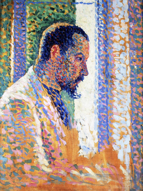 Portrait Of Paul Signac By Maximilien Luce By Maximilien Luce