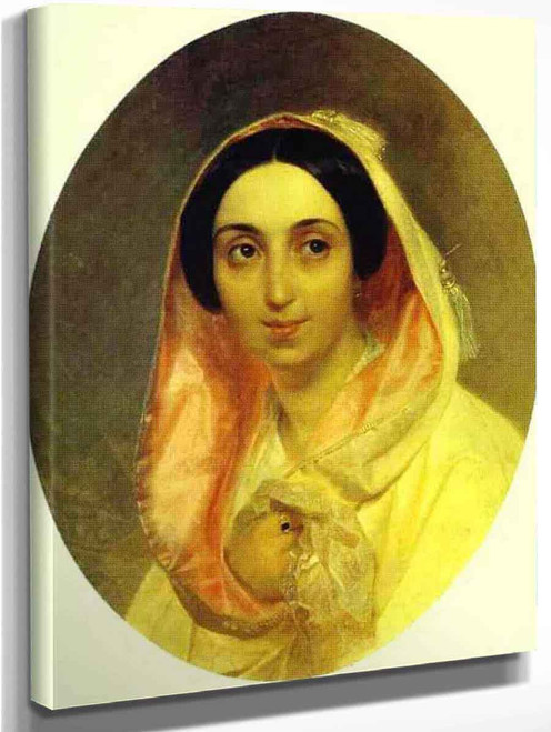 Portrait Of Princess A. A. Bagration By Karl Pavlovich Brulloff, Aka Karl Pavlovich Bryullov By Karl Pavlovich Brulloff