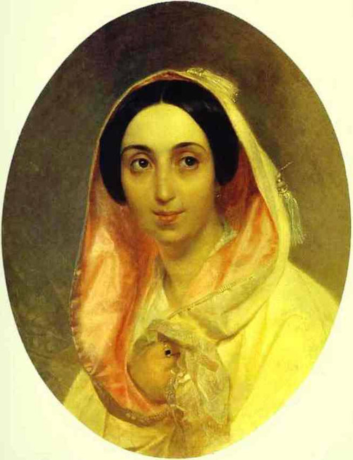 Portrait Of Princess A. A. Bagration By Karl Pavlovich Brulloff, Aka Karl Pavlovich Bryullov By Karl Pavlovich Brulloff