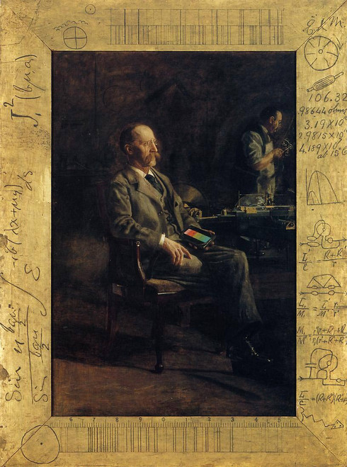Portrait Of Professor Henry A. Rowland By Thomas Eakins By Thomas Eakins