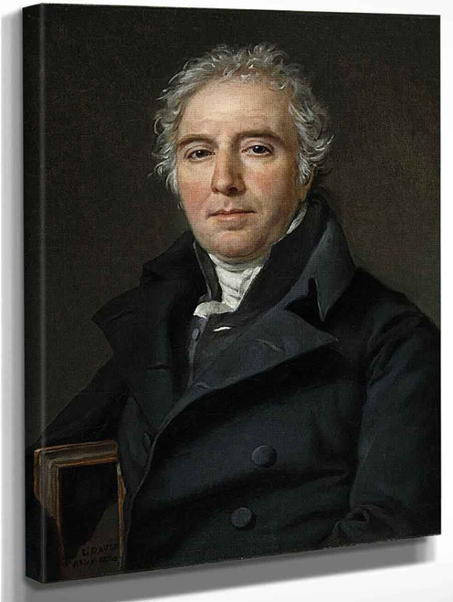 Portrait Of Ramel De Nogaret By Jacques Louis David By Jacques Louis David