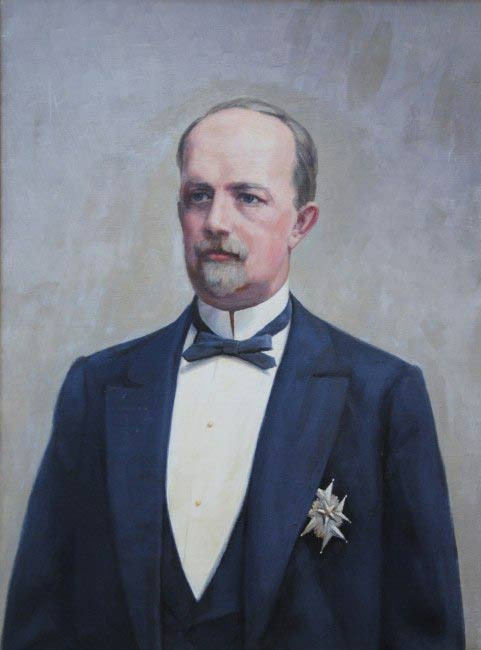 Portrait Of Robert De La Gardie By Johan Krouthen