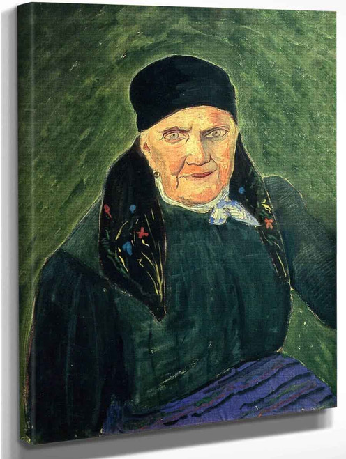 Portrait Of Rosalia Leiss By Marianne Von Werefkin