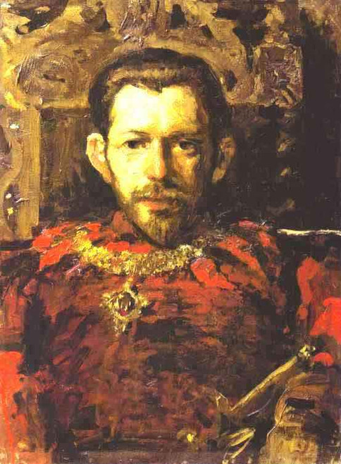 Portrait Of S. Mamontov  In A Theatre Costume By Constantin Alexeevich Korovin