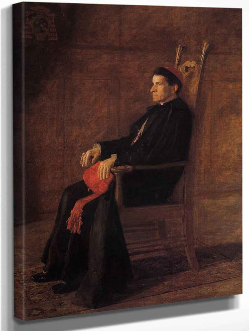 Portrait Of Sebastiano Cardinal Martinelli By Thomas Eakins By Thomas Eakins