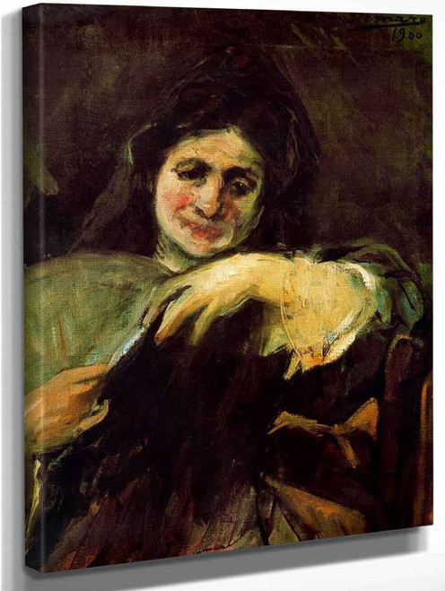 Portrait Of Teresa 1 By Ignacio Pinazo Camarlench By Ignacio Pinazo Camarlench