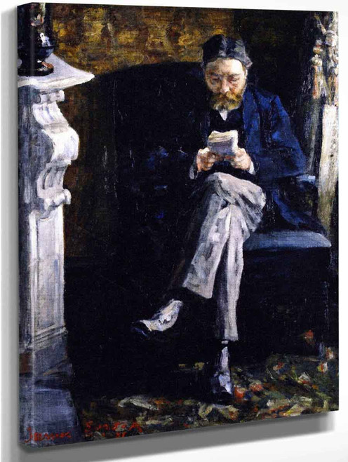 Portrait Of The Artist's Father By James Ensor Art Reproduction