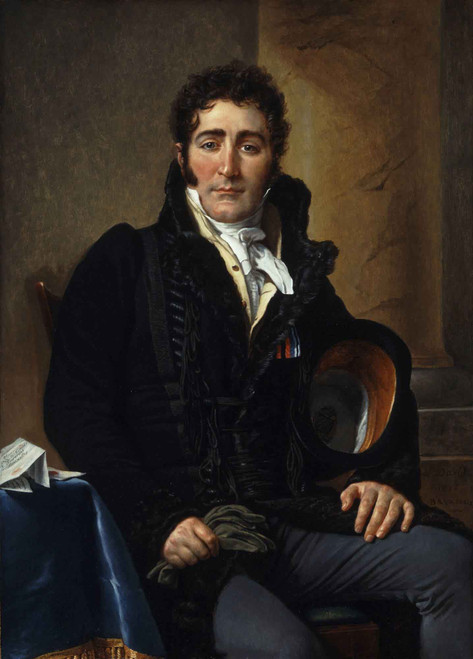 Portrait Of The Comte De Turenne By Jacques Louis David By Jacques Louis David