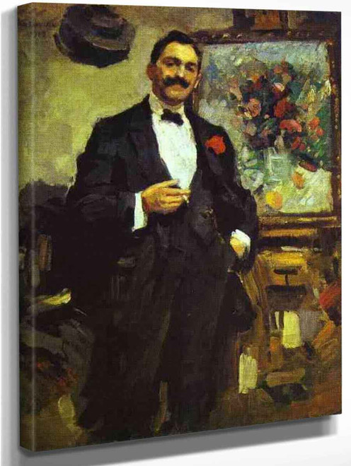 Portrait Of The Hungarian Artist Jozef Ripple Ronai By Constantin Alexeevich Korovin