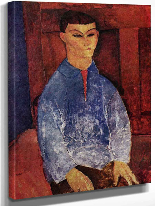 Portrait Of The Painter Moise Kisling By Amedeo Modigliani