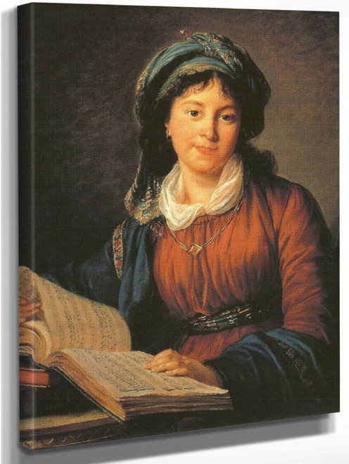 Portrait Of The Young Countess Shuvalov By Elisabeth Vigee Lebrun