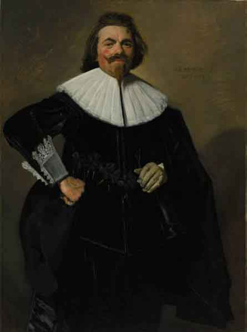 Portrait Of Tieleman Roosterman 1 By Frans Hals  By Frans Hals