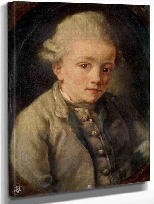 Portrait Of W. A. Mozart By Jean Baptiste Greuze