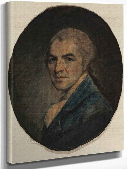 Portrait Of William Hayley By George Romney