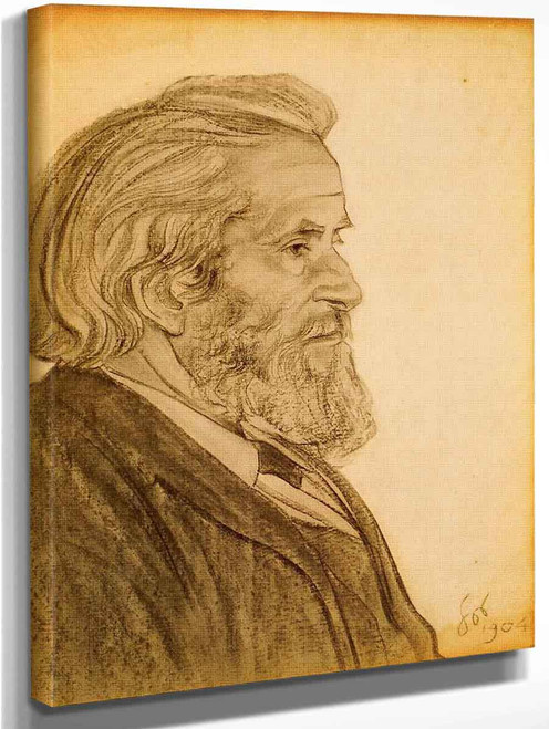 Portrait Of Wladyslaw Mickiewicz By Stanislaw Wyspianski