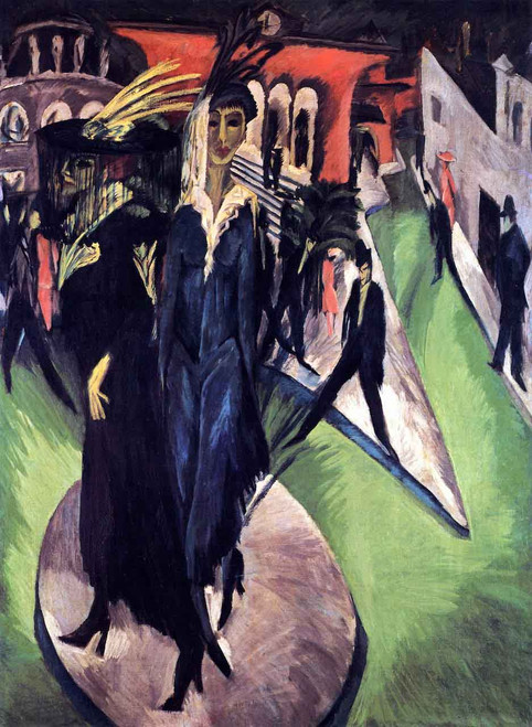 Potsdammer Platz By Ernst Ludwig Kirchner By Ernst Ludwig Kirchner