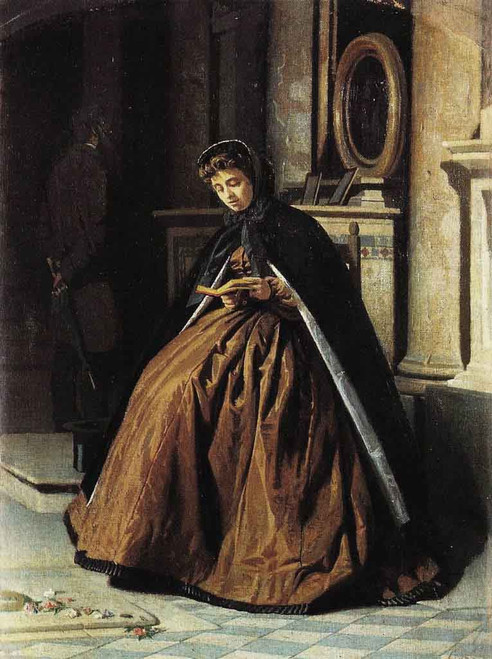 Prayer By Giuseppe Abbati By Giuseppe Abbati