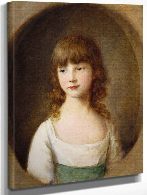Princess Mary, Aged 6 By Thomas Gainsborough