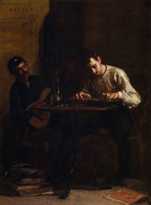 Professionals At Rehearsal By Thomas Eakins By Thomas Eakins