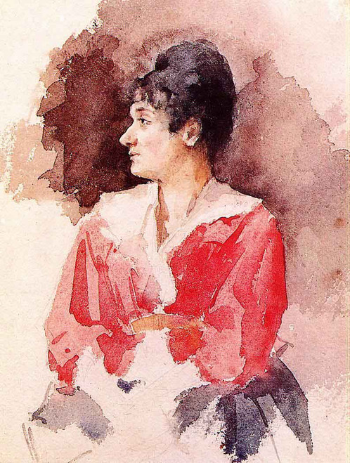 Profile Of An Italian Woman 2 By Mary Cassatt Profile Of An Italian Woman 2 By Mary Cassatt