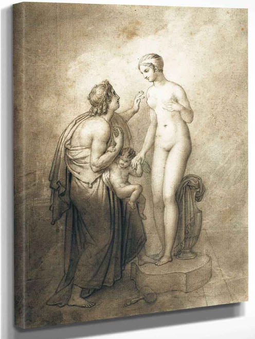 Pygmalion And Galatea By Anne Louis Girodet De Roussy Trioson