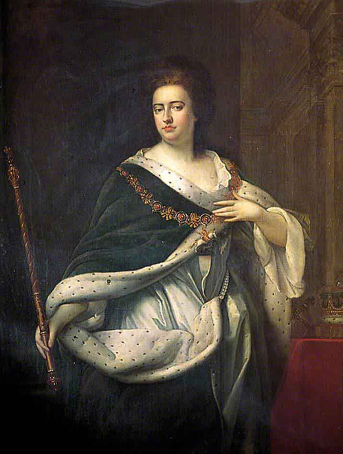 Queen Anne 7 By Sir Godfrey Kneller, Bt.  By Sir Godfrey Kneller, Bt.