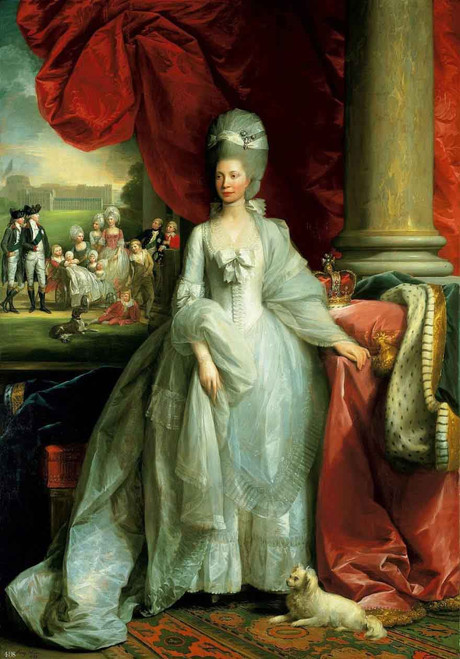 Queen Charlotte  By Benjamin West American1738 1820