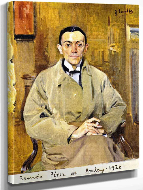 Ramon Perez De Ayala By Joaquin Sorolla Y Bastida