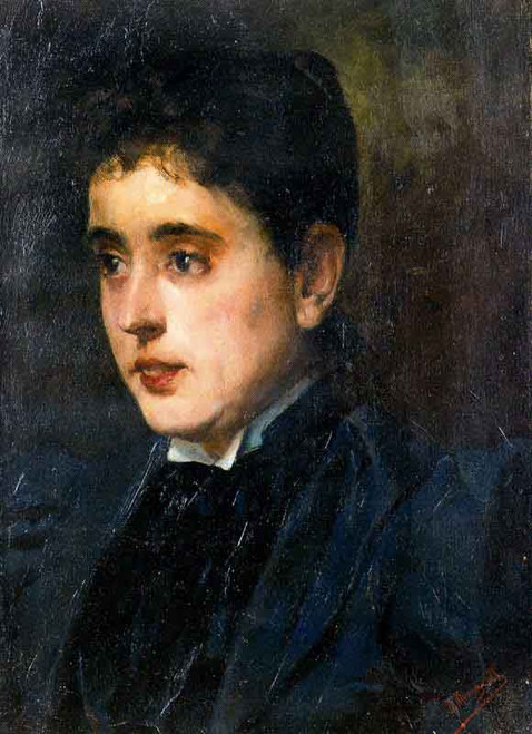 Retrato De Dona Elisa Ruiz Ortiz By Jose Mongrell Torrent