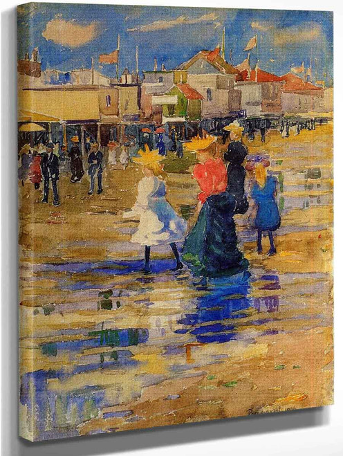 Revere Beach4 By Maurice Prendergast By Maurice Prendergast