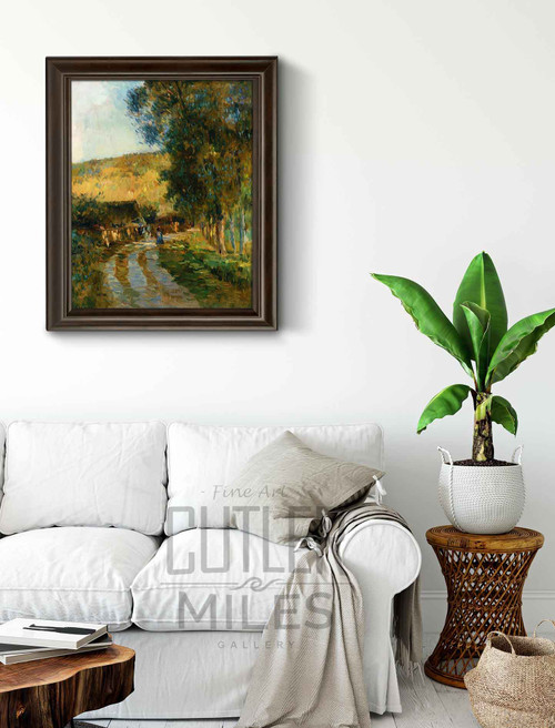 Road In The Vallee De L'iton By Albert Lebourg Art Reproduction