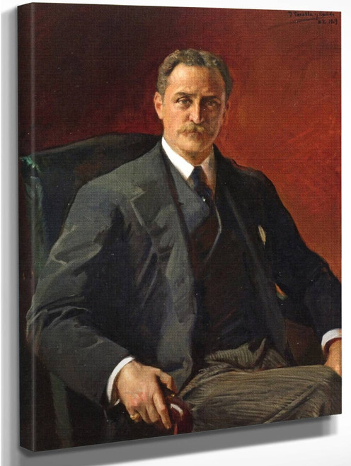 Robert Bacon, 39Th Secretary Of State Under President Theodore Roosevelt By Joaquin Sorolla Y Bastida