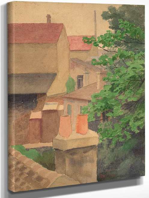 Rooftops, St. Cloud By Thomas P. Anshutz