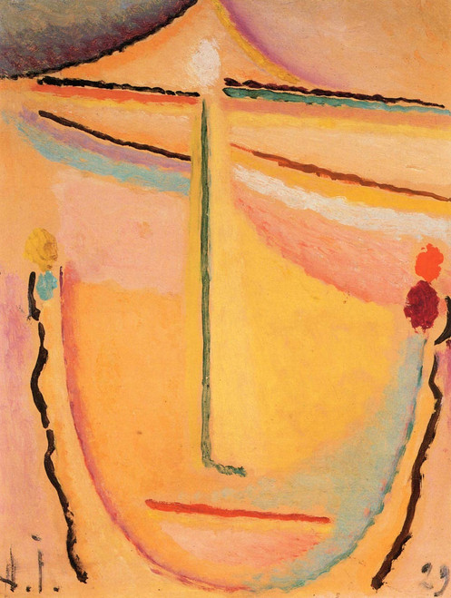 Rosa Orange By Alexei Jawlensky By Alexei Jawlensky