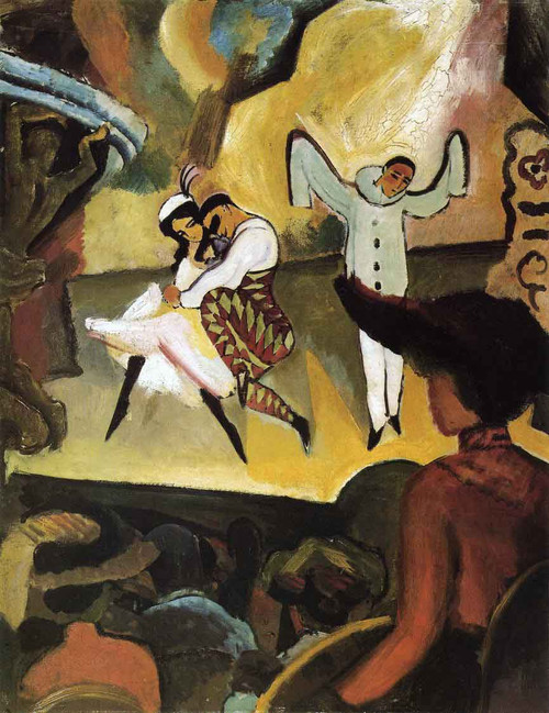 Russian Ballet I By August Macke