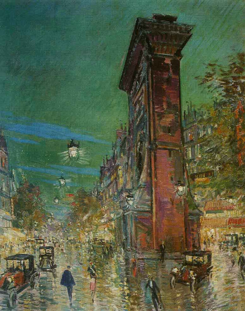 Saint Denis,Paris By Constantin Alexeevich Korovin