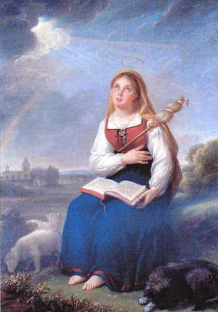 Saint Genevieve By Elisabeth Vigee Lebrun