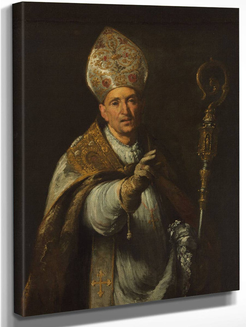 Saint Gerardo Sagredo, Bishop Of Csanad By Bernardo Strozzi