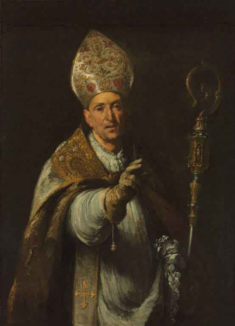 Saint Gerardo Sagredo, Bishop Of Csanad By Bernardo Strozzi