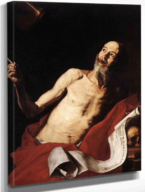 Saint Jerome 1 By Jusepe De Ribera