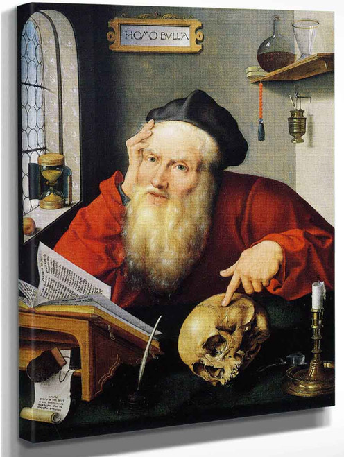 Saint Jerome In His Study By Joos Van Cleve By Joos Van Cleve