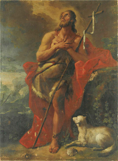 Saint John The Baptist By Gaspare Diziani