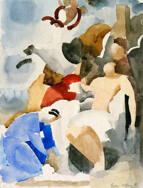 Saint Sebastian Healed By The Holy Women  By Roger De La Fresnaye